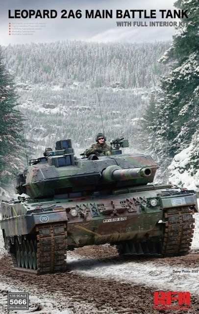 Rye Leopard 2A6 Main Battle Tank with full Interior, Fahrzeuge, Grün - Bild 1