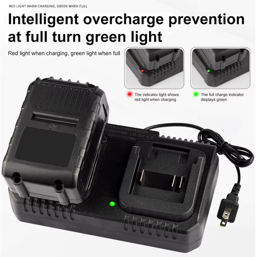 Makita Lithium-Batterie-Ladegerät für 18V und 21V in Schwarz - Bild 3