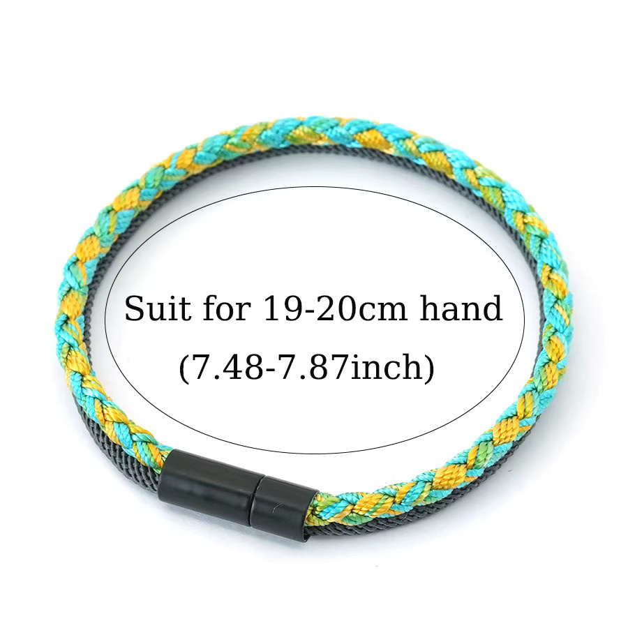 diffone Armband, mehrfarbig, geflochten, Unisex, tibetischer Nationalstil - Bild 3