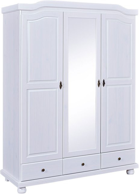 INTER LINK Bauernschrank Kappl Reutte aus Massivholz mit 3 Türen und Soft-Close-Funktion, B/T/H: 150 x 56 x 198 cm - Bild 1