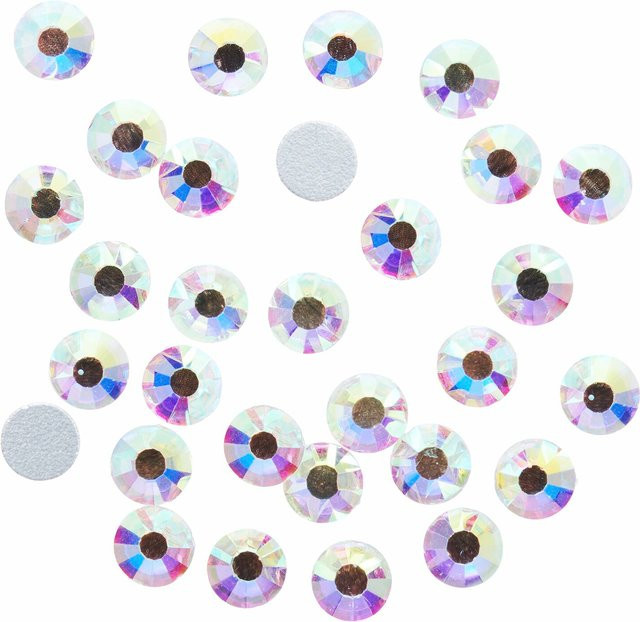 Rico Design Klebesteine Crystal AB in Transparent und Multicolour, Größe: 4,8 mm - Bild 1