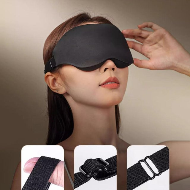 3D-Verdunkelungs-Schlafmaske, Augenmaske, Unisex - Bild 1