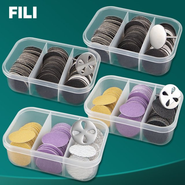 FILI Elektrische Fußfeile mit austauschbarem Schleifpapier-Set, Unisex - Bild 1