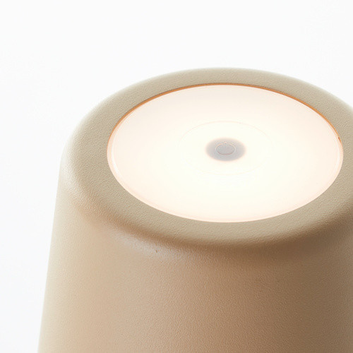 Brilliant LED-Akku-Tischleuchte Kaami in Cappuccino Matt, Beige/Braun, Höhe: 37 cm, Durchmesser: 10 cm, dimmbar - Bild 1