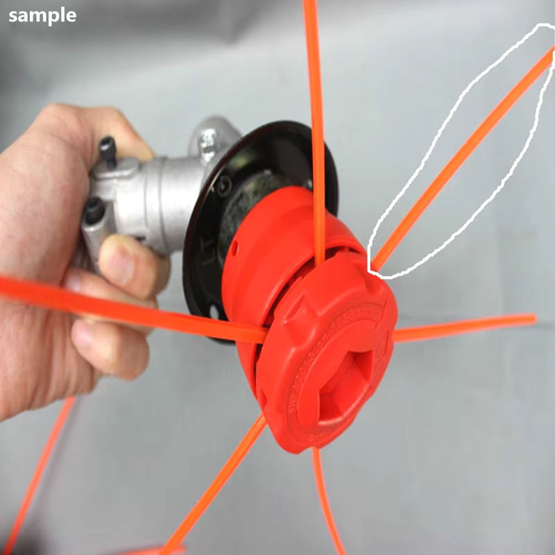 FNICEL Ersatz-Rasentrimmer-Schnur aus Nylon und Draht, Durchmesser: 4 mm, Länge: 5000 mm - Bild 6