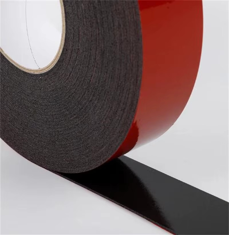 Doppelseitiges PE Schaum Klebeband in Schwarz, 30 m Länge, hochtemperaturbeständig und wasserdicht für Montagearbeiten an Auto, Wand oder LED-Streifen - Bild 4