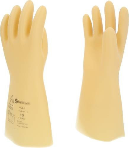 KS Tools 117.0054 Elektrikerhandschuhe aus Latex in Gelb, Größe 10, 1 Paar - Bild 1