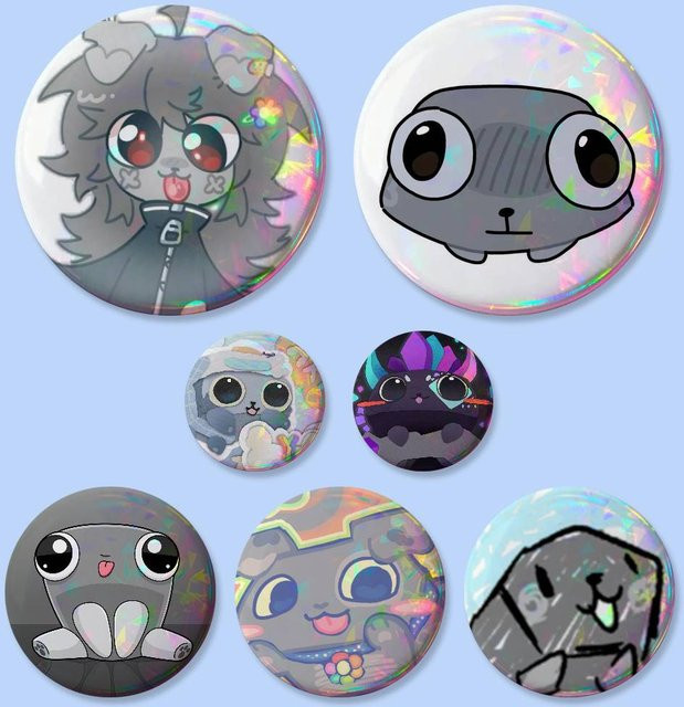 Kayou D-Dandys World P-Pebble Abzeichen, Runde Cosplay-Pins, Brosche - Bild 1