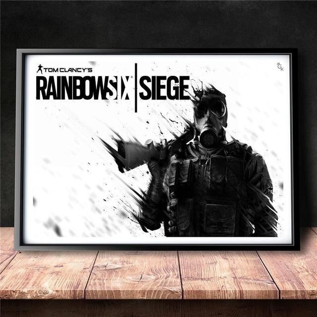 Rainbow Six Siege Leinwand Poster Art Wall Art Gallery-101 Wandbild Multicolor, Breite: 21 cm, Höhe: 30 cm, ohne Rahmen - Bild 2