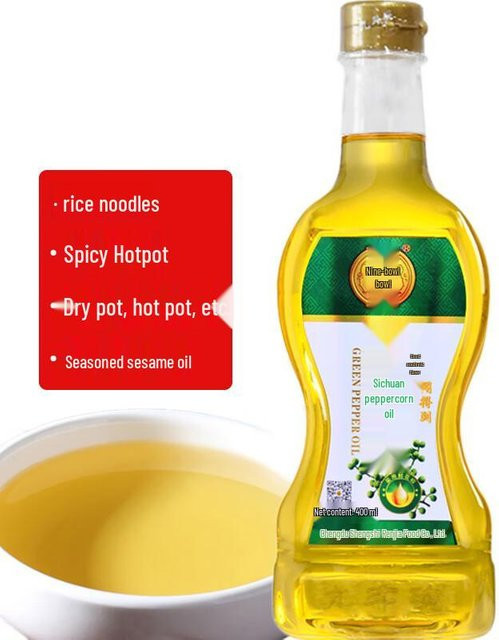 Jiudouwan Grünes Sichuan-Pfefferöl 400 g - Bild 1