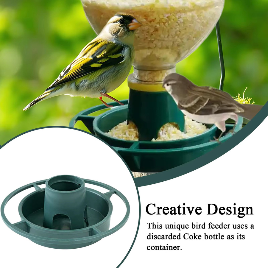 Gadjit Eco Vogelfutterstation zur Umwandlung von Soda-Flaschen für wilde Vögel - Bild 5