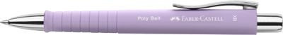 Faber-Castell Poly Ball Druckkugelschreiber XB in Sweet Lilac mit blauer Tinte - Bild 2