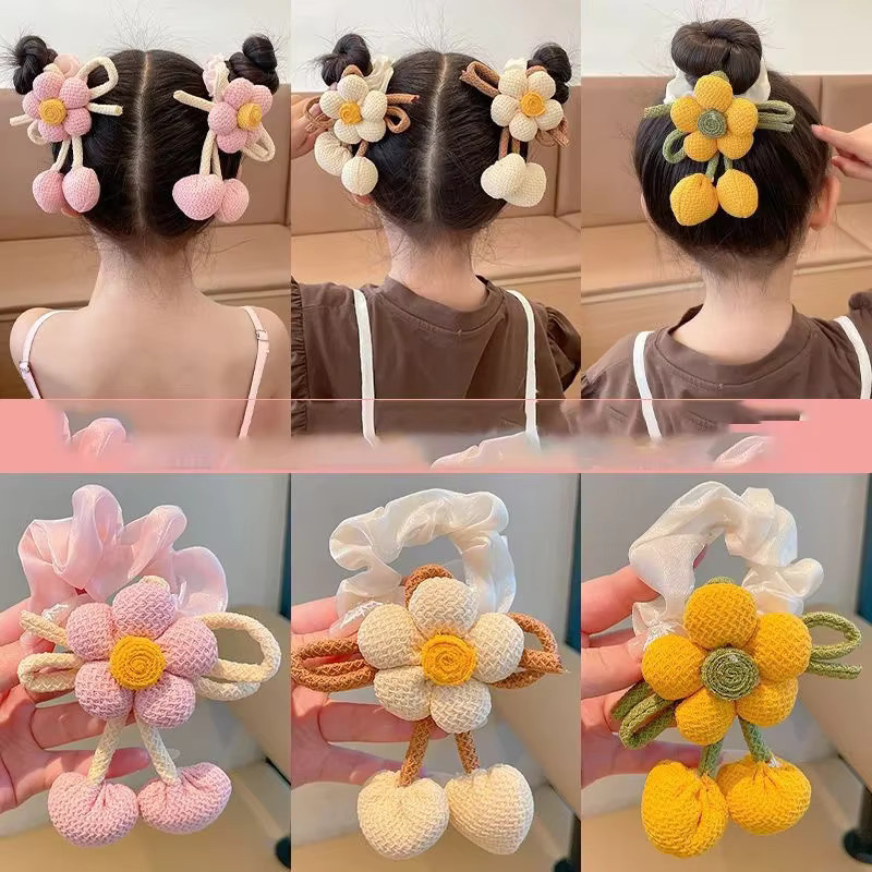 Haarbänder für Kinder, Blumen, elastisch - Bild 3