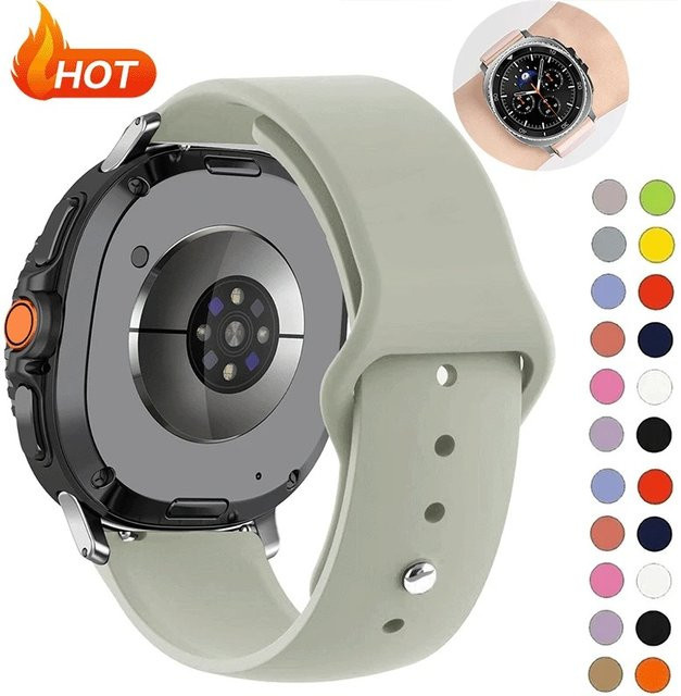 CAOWTAN Uhrenarmband Silikon, Weiß, Unisex - Bild 1