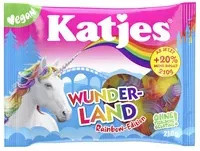 Katjes Fruchtgummi Wunderland Rainbow vegan 210 g - Bild 1