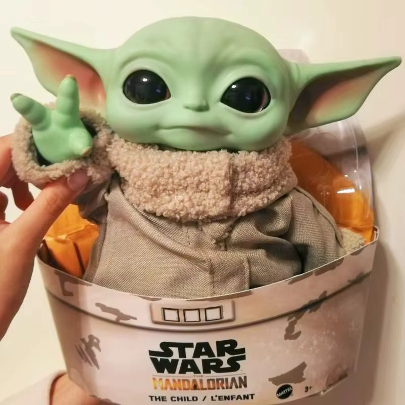 Bandai Star Wars Mandalorian Meister Baby Yoda Actionfigur, 28cm - Bild 3