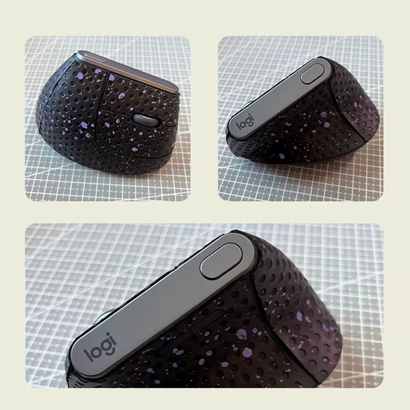 Logitech MX Vertical Grip Tape Black Non Slip Sticker Set - Bild 2