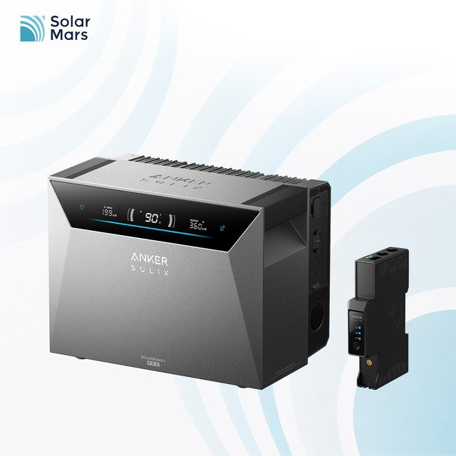 Anker SOLIX Solarbank 4 E5000 Pro mit Smart Meter Gen 2 in Grau - Bild 1