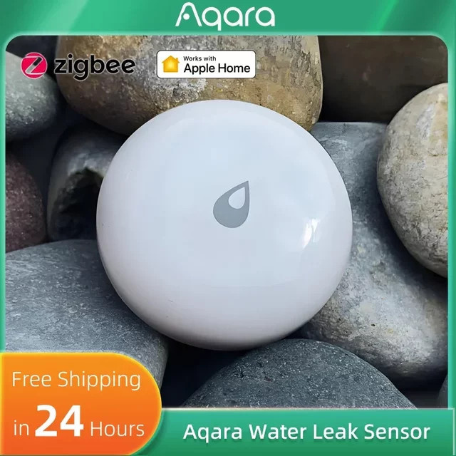 Aqara Wasserleck-Sensor SJCGQ11LM Zigbee Überschwemmungsmelder in Weiß für Apple HomeKit und Mijia APP - Bild 1