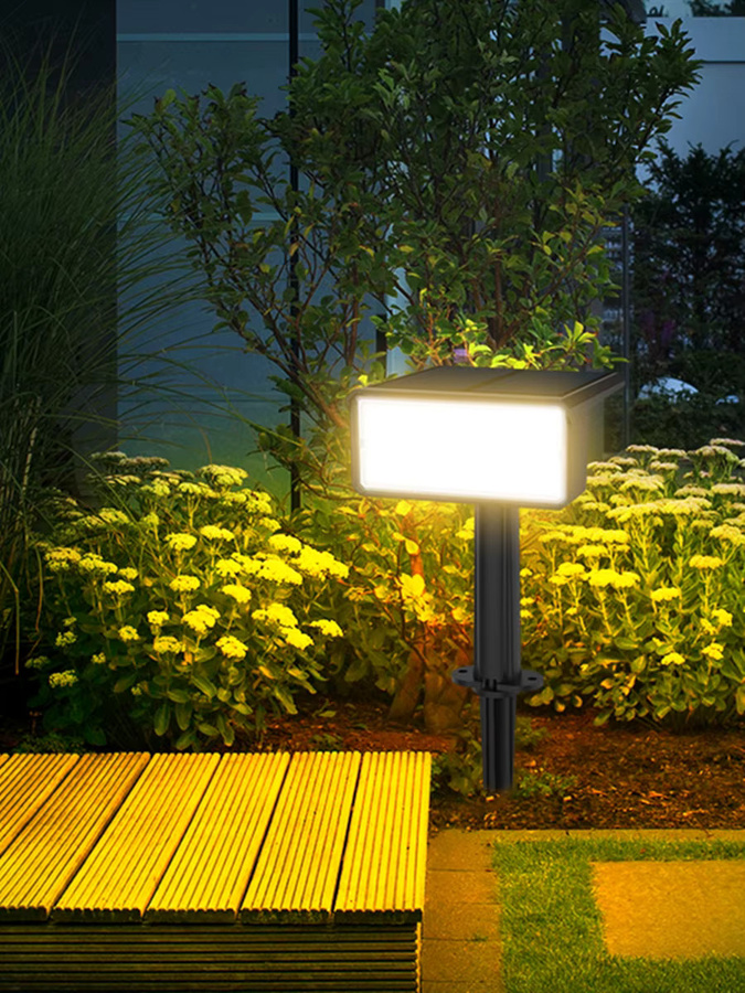 T-SUNRISE Solar Garten Scheinwerfer IP65 Wasserdicht Outdoor Solar Wandleuchte in Grün oder Blau mit 6000K oder 3000K Lichtfarbe - Bild 7