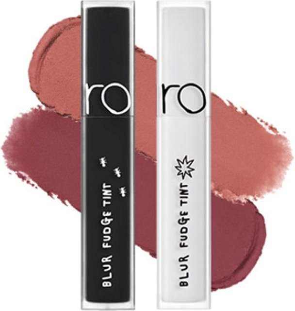 rom&nd x INAPSQUARE Black Spectrum Collection Blur Fudge Tint, Peach Down & Bad Berry - Bild 1