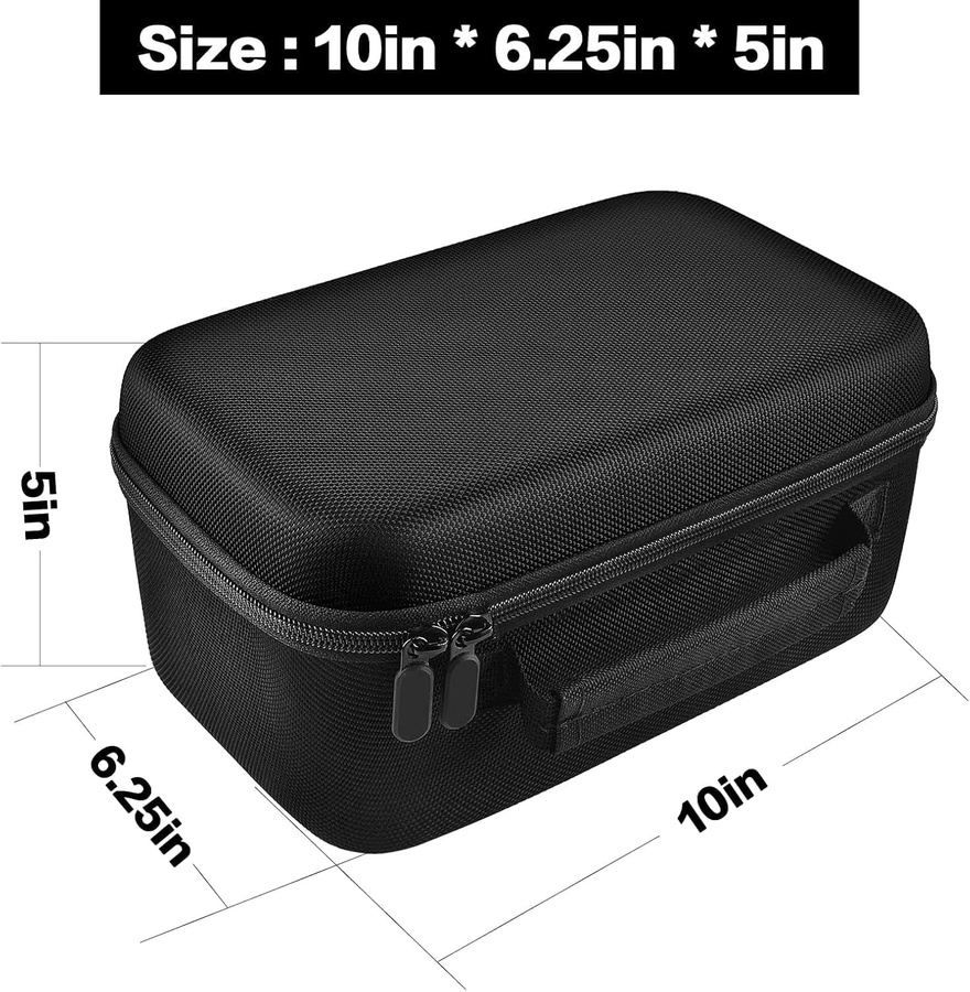 Schutzhülle in Schwarz kompatibel mit Kodak Dock Plus und Kodak Dock Premium Wi-Fi tragbaren 4x6 Zoll Instant-Fotodruckern mit Bluetooth und Wi-Fi Unterstützung - Bild 5