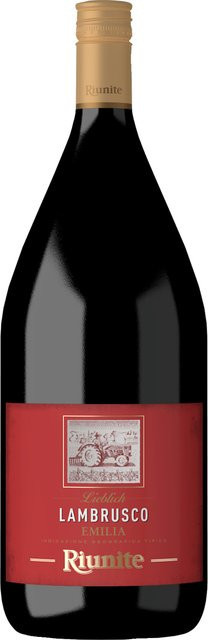 Cantine Riunite Lambrusco Dolcezza Rosso Emilia Romagna IGT Perlwein 1,5 l - Bild 1