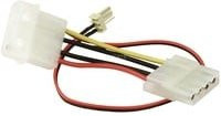Sharkoon Adapter 3-Pin auf 4-Pin in Schwarz, Rot und Multicolour - Bild 1