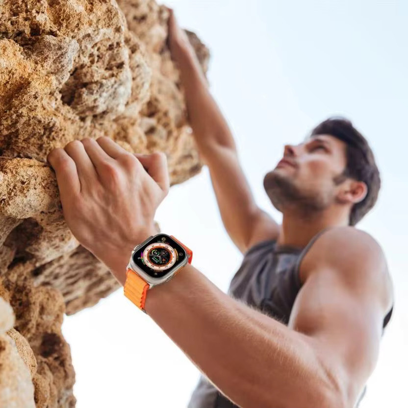 Apple Uhrenarmband Alpine Loop, Textil/NATO, Grün - Bild 1