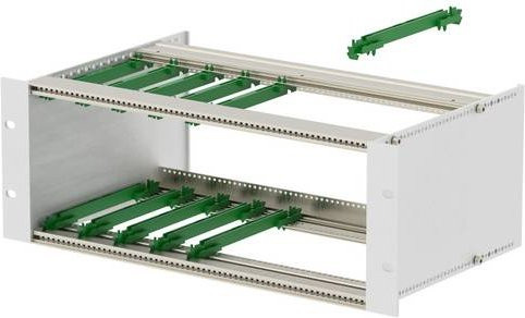 Bopla BGT 22360.12 19 Zoll Baugruppenträger aus Aluminium in Weiß B/T/H: 376 x 132,5 x 218 mm - Bild 1
