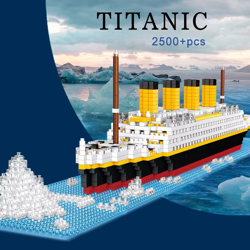 Yaafun Titanic Micro Brick Bausteine-Set, Fahrzeuge, Mehrfarbig - Bild 2