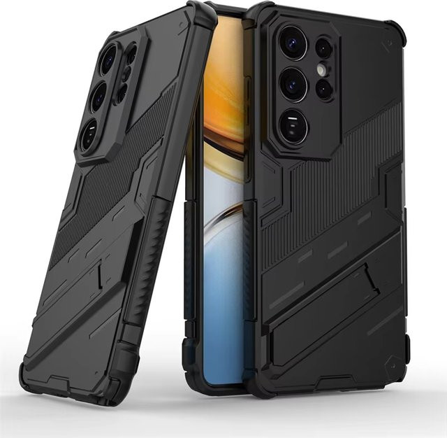 Stoßfeste Panzerhülle für Samsung Galaxy S26 Ultra 5G, S26 Plus und S26 5G in Schwarz oder Weiß - Bild 1