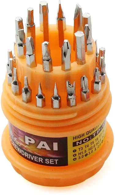 Skeyo 31-in-1 Präzisions-Schraubendreher-Bit-Set mit magnetischer Verlängerung für Reparaturarbeiten - Bild 1