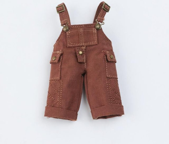 Fashnics Puppenkleidung Mode Oberteile Jeans Denim Latzhosen, Zubehör, Mehrfarbig, ab 14 Jahren - Bild 1