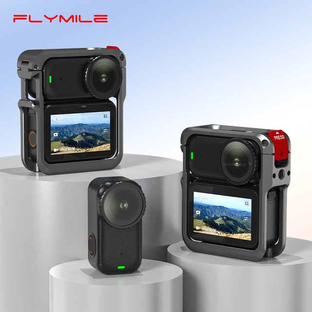 Flymile Metallkäfig für DJI OSMO Nano Kamera aus Aluminiumlegierung mit Cold Shoe Schutzgehäuse - Bild 1