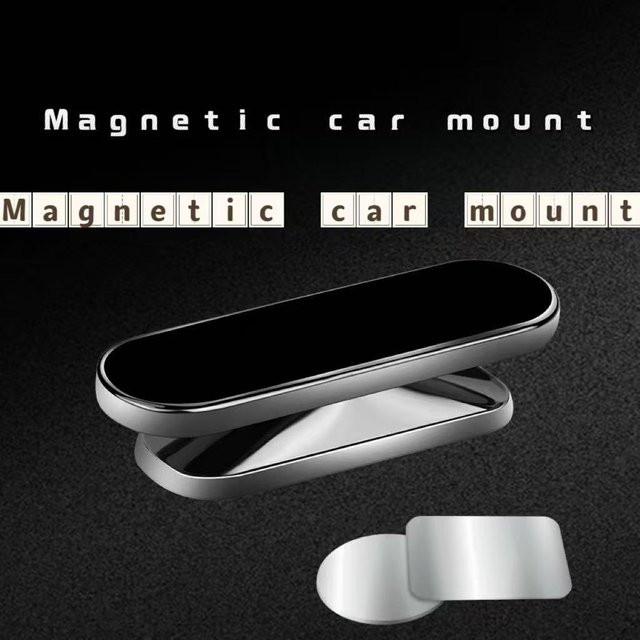 Magnetische Autotelefonhalterung in Schwarz mit Saugnapf für die Navigation - Bild 1