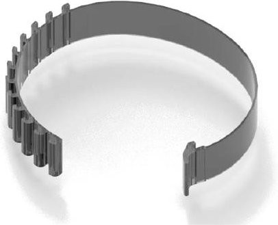 Heidemann IQ-Clip Kabelbinder Grösse M in Schwarz, 10 Stück - Bild 1