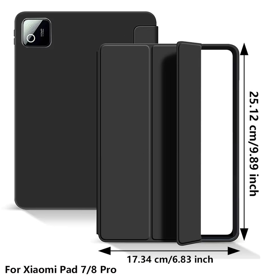 Schutzhülle von tzion kompatibel mit Xiaomi Pad 8, Pad 8 Pro, Pad 7 und Pad 7 Pro 11,2 Zoll 2024 in Pink mit Standfunktion und Rückenschale - Bild 2