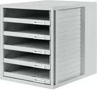 HAN Schubladenbox Schrank-Set für A4 in Lichtgrau - Bild 1