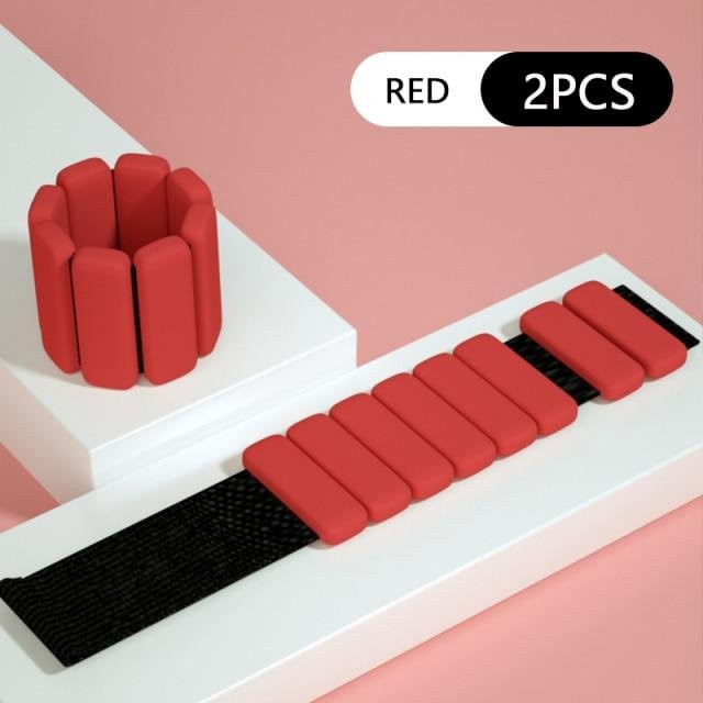 Handgelenk Gewicht Armband, Silikon, rot, Unisex - Bild 1