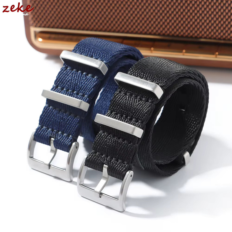 crazyband Uhrenarmband Nylon, 20 mm, 22 mm, Unisex - Bild 3