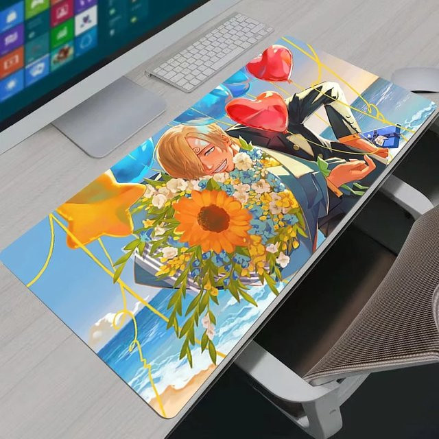 Bandai Sanji Mauspad in Multicolor für PC-Gamer und Schreibtischunterlage - Bild 1