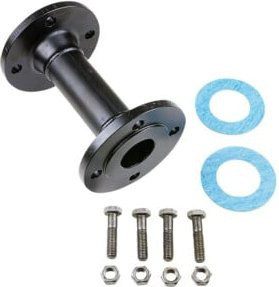Grundfos Adapter DN 40 für Pumpe, Farbe: Schwarz, Höhe: 11,8 cm, Durchmesser: 10,0 cm, PN 6 - Bild 1