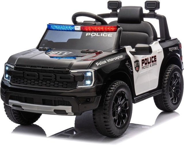 Chipolino Ford Police Elektroauto mit Fernbedienung, schwarz, ab 3 Jahren - Bild 1