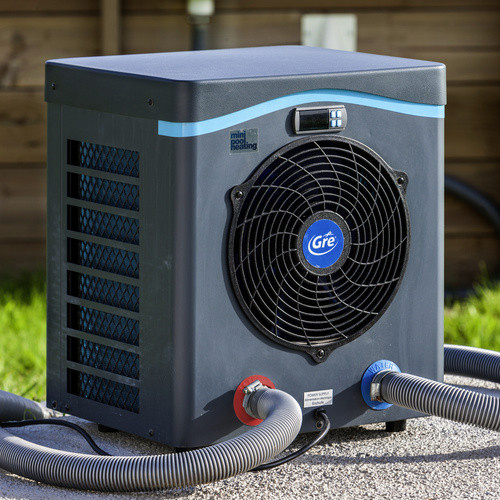 Gre Miniwärmepumpe für Pools bis 40 m³ in Grau mit 5500 W Heizleistung - Bild 5