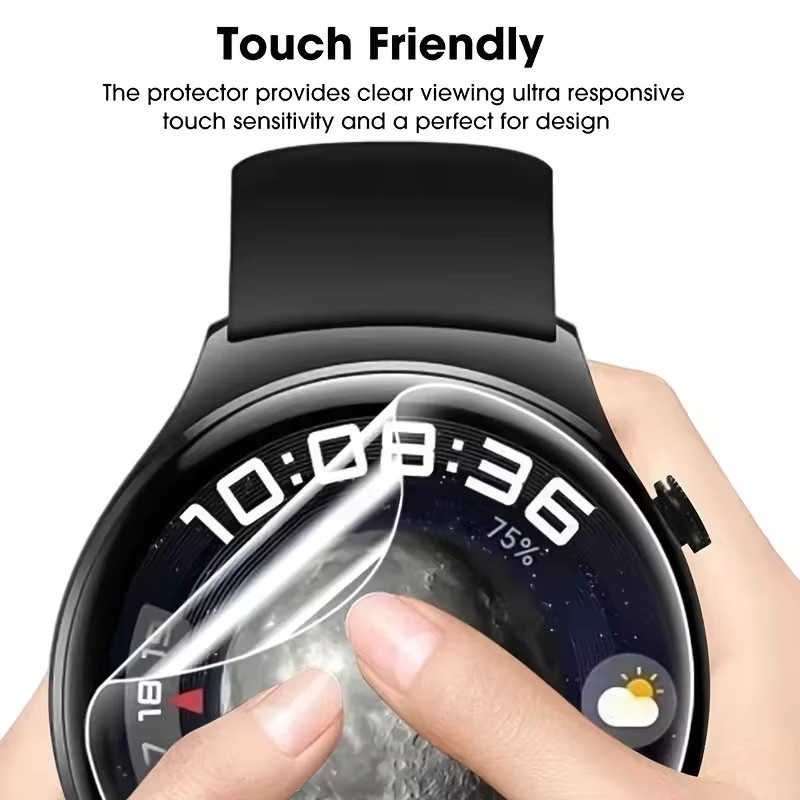 Huawei Displayschutzfolie Hydrogel, transparent, Watch GT 4 5 6 - Bild 3