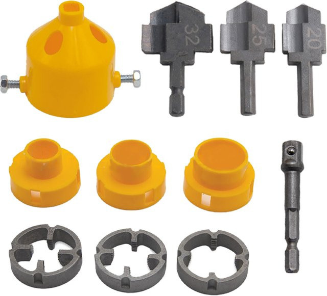 DAZZLEEX PPR Bohrer und PVC Rohre Einfädler für Sanitär Installationen und Wasserrohr Expansion - Bild 1
