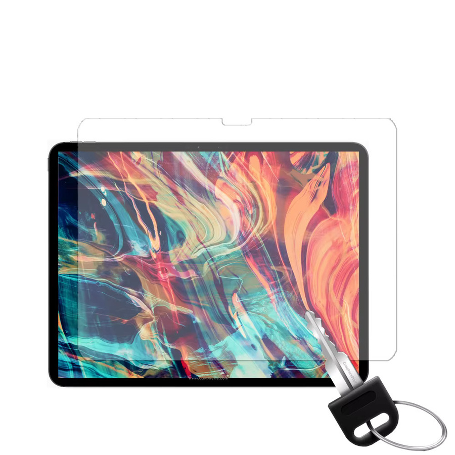 2er-Pack Displayschutzfolie aus gehärtetem Glas für Apple iPad Air 4. 5. 6. Generation 10.9'' 11'' 13'' M3, transparent, 9H Härtegrad - Bild 3