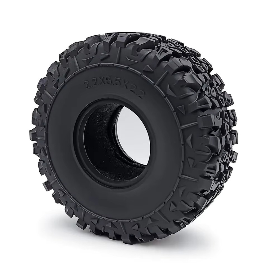 Axial Beadlock Gummi Rad Reifen, 4-teiliges Set, Schwarz - Bild 3