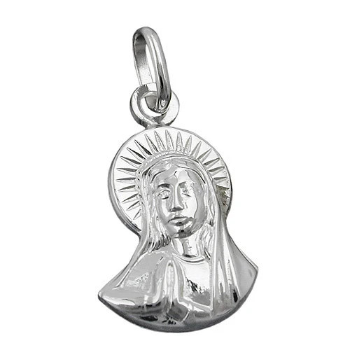 SIGO Anhänger Maria betend, 925 Silber, Unisex - Bild 1